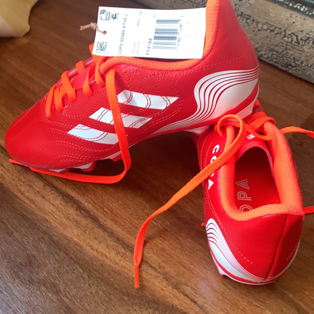 Adidas Copa Sense.4 Flexible Ground Cleats Solar red Men's Size 4.5